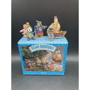 Vtg 1996 Hallmark Story Time Merry Miniatures "Peter Pan" set‎ of 5 Figurines